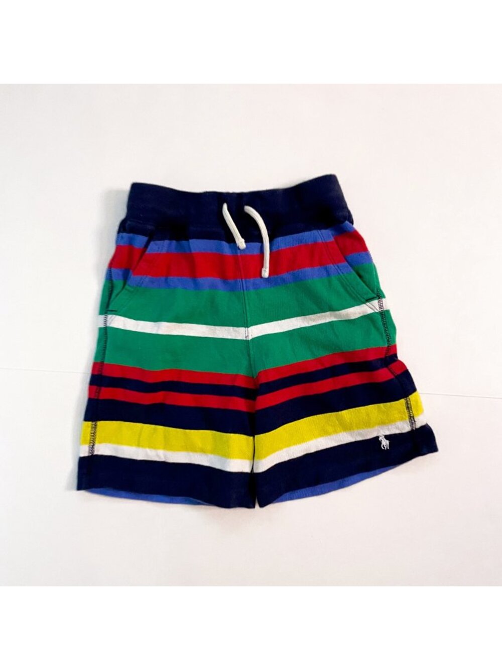 Ralph Lauren Striped Cotton Jersey Shorts, Size 6